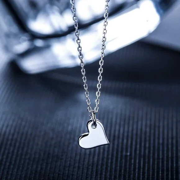 Mother Daughter Sterling Silver Heart Necklace Sets - Perfect Gift for Her